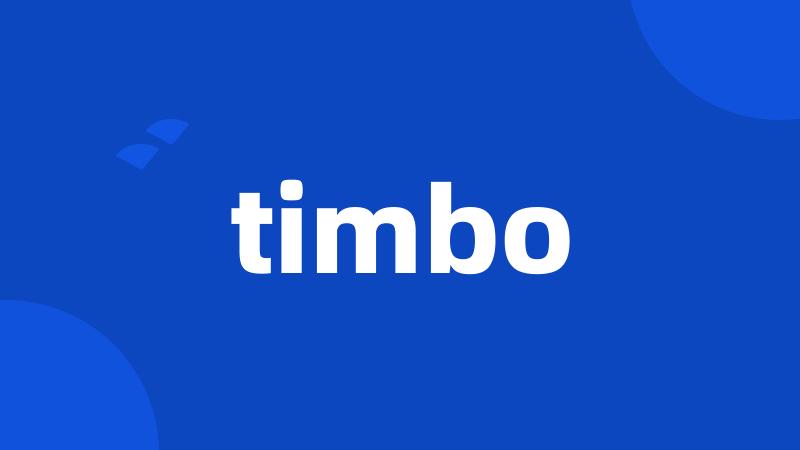 timbo