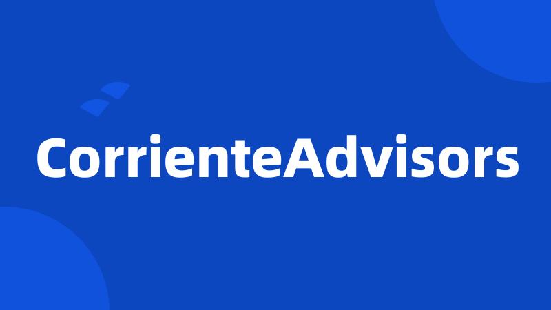 CorrienteAdvisors