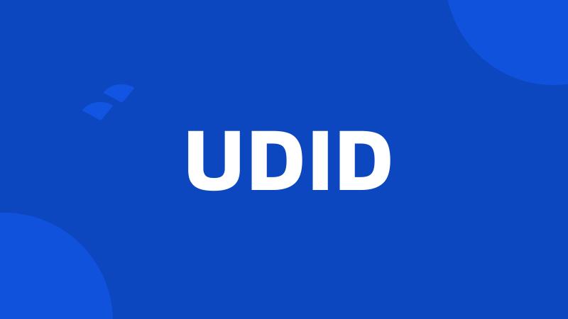 UDID