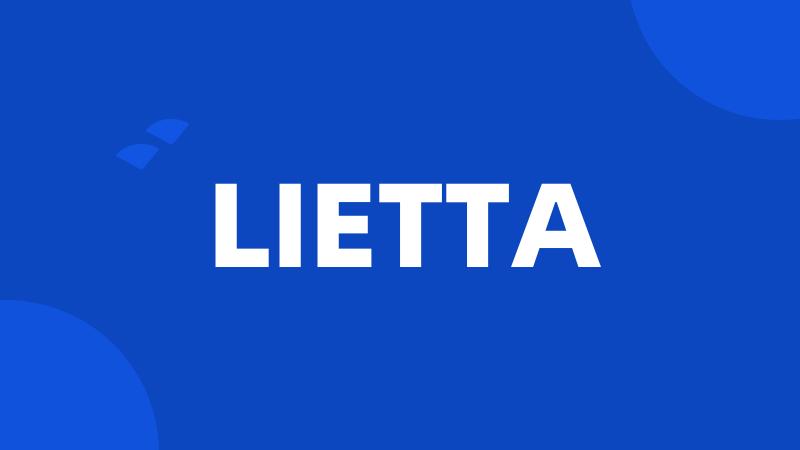 LIETTA