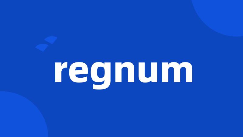 regnum