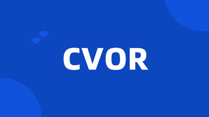 CVOR