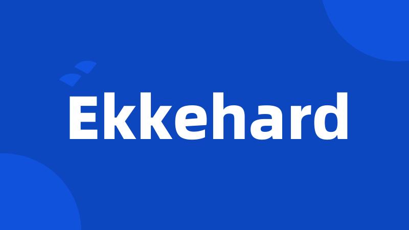 Ekkehard