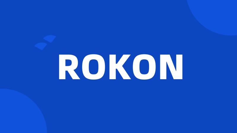 ROKON