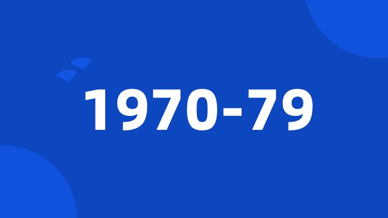 1970-79