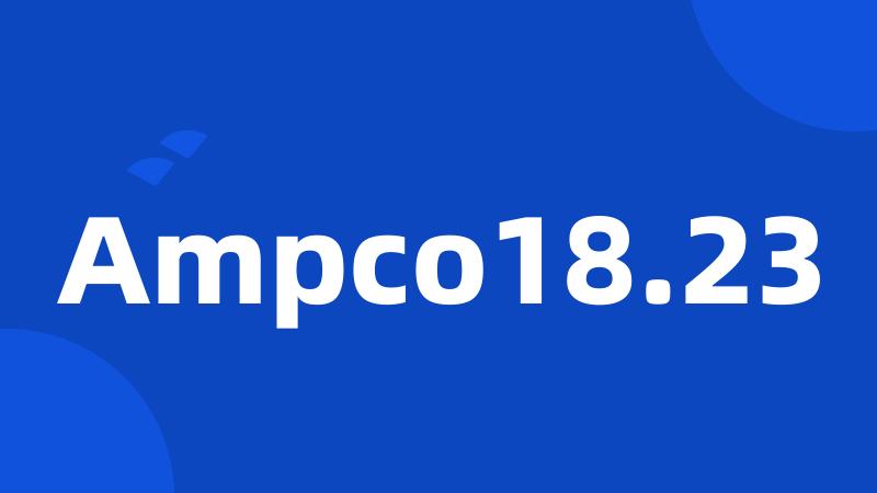 Ampco18.23