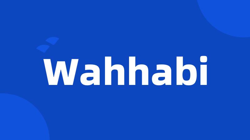 Wahhabi