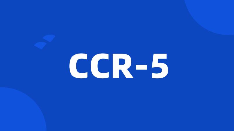 CCR-5