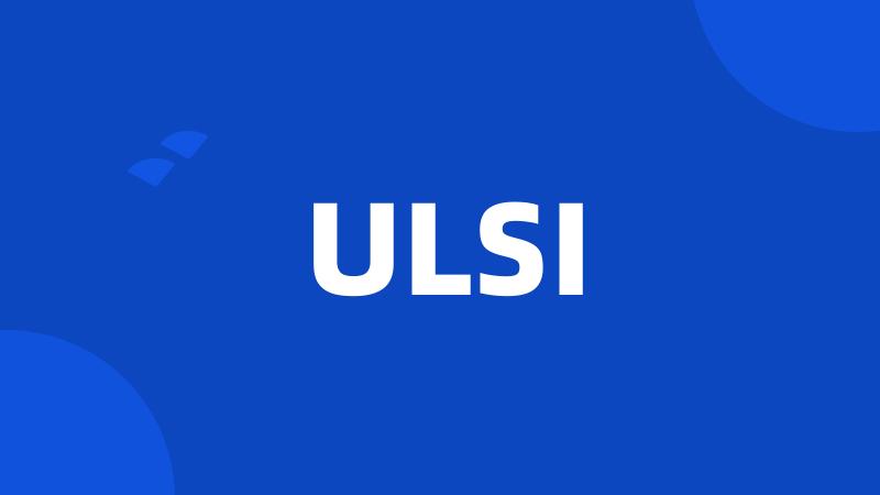 ULSI