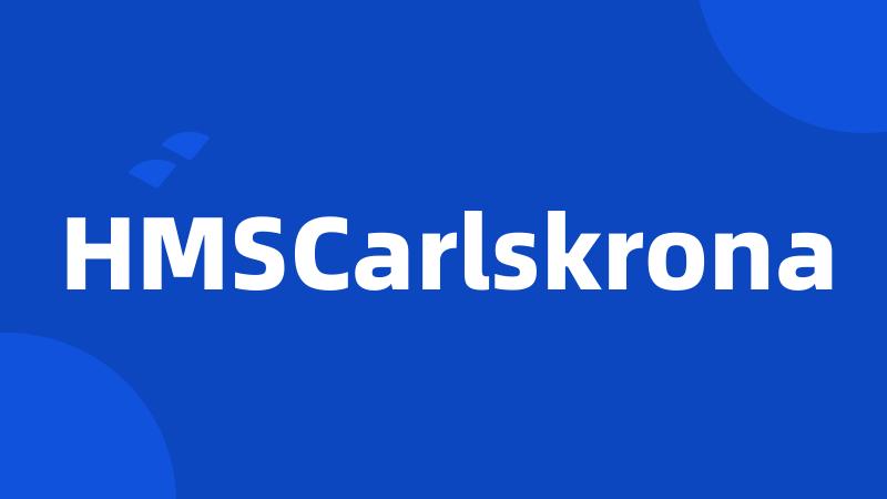 HMSCarlskrona