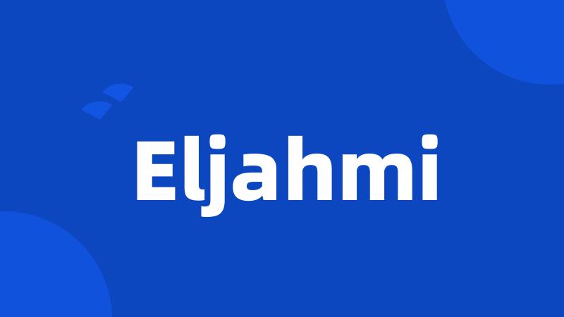 Eljahmi