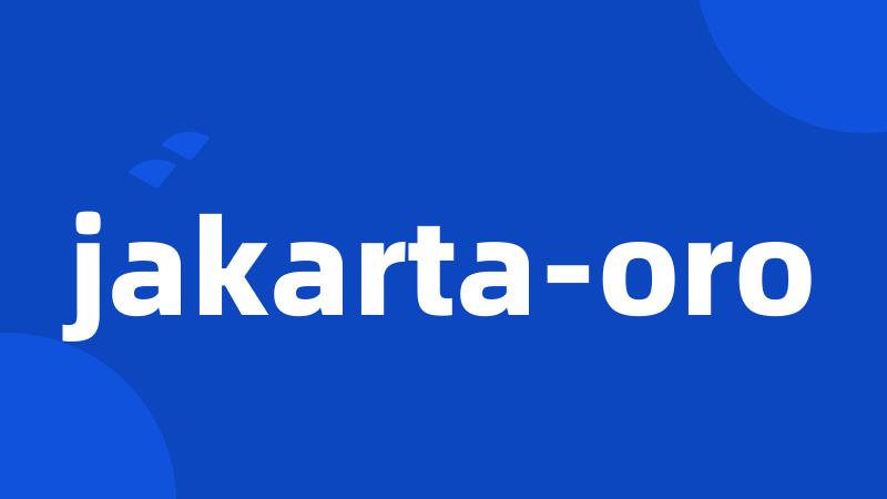 jakarta-oro