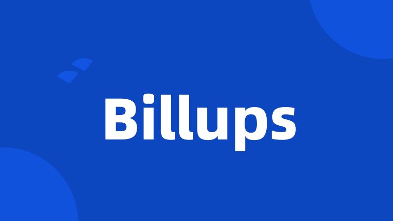 Billups