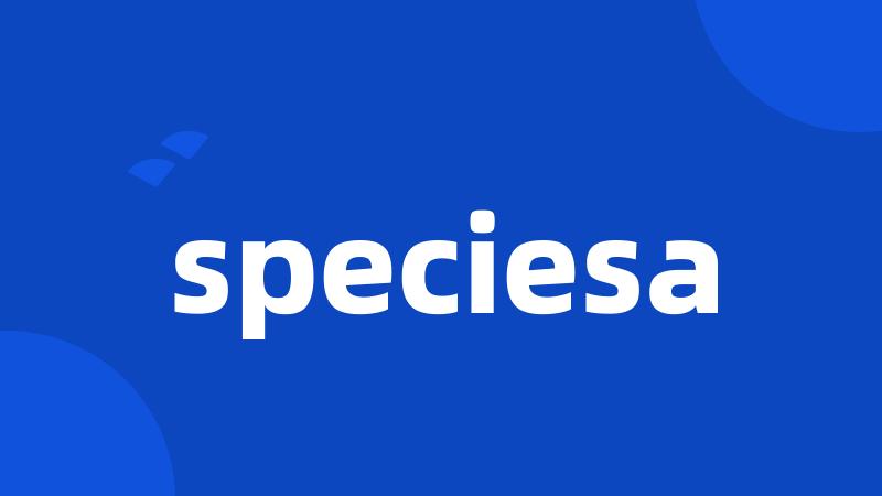 speciesa