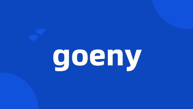 goeny