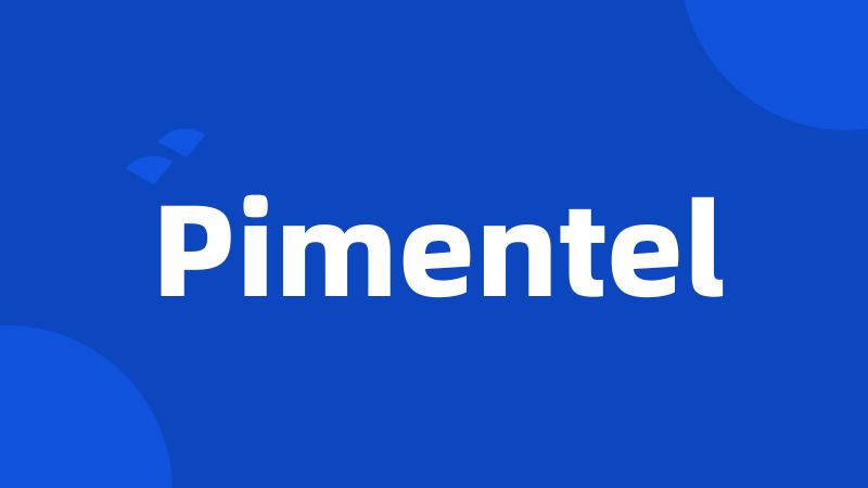 Pimentel