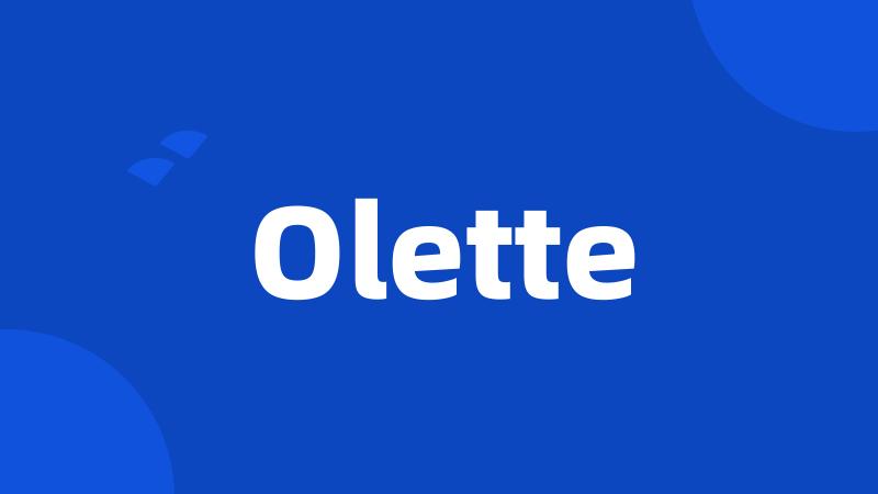 Olette