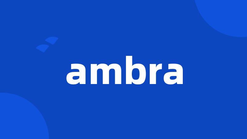 ambra