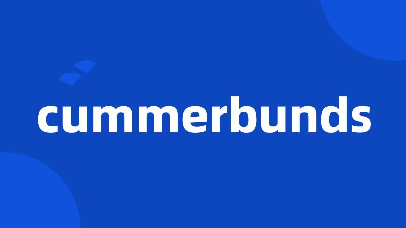 cummerbunds