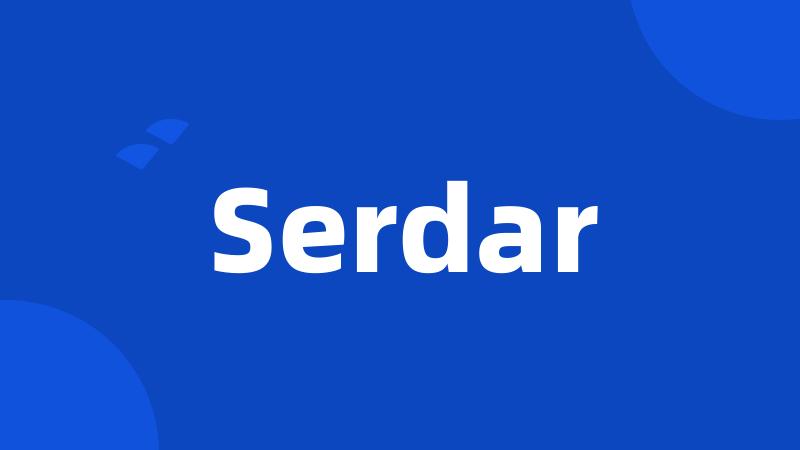 Serdar