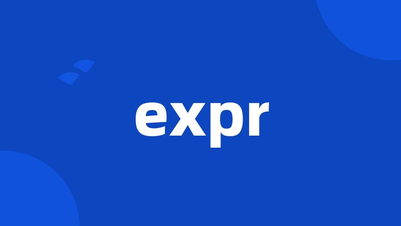 expr