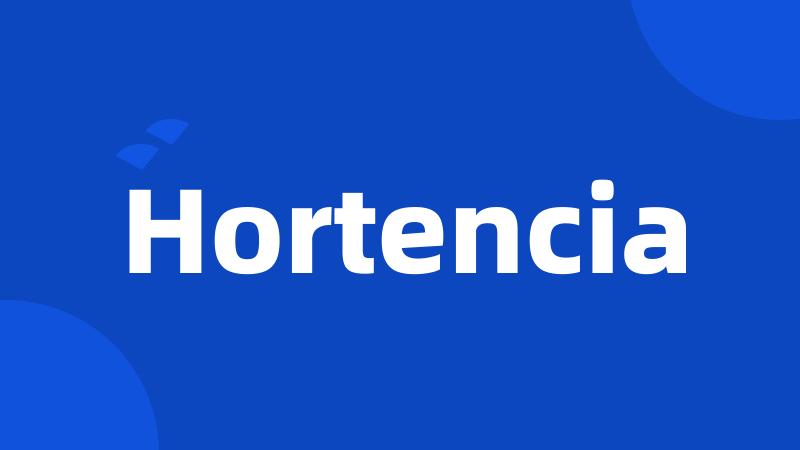 Hortencia