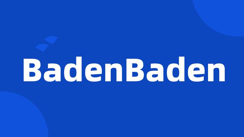 BadenBaden