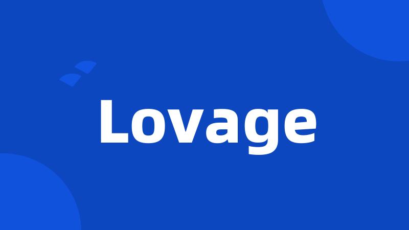 Lovage