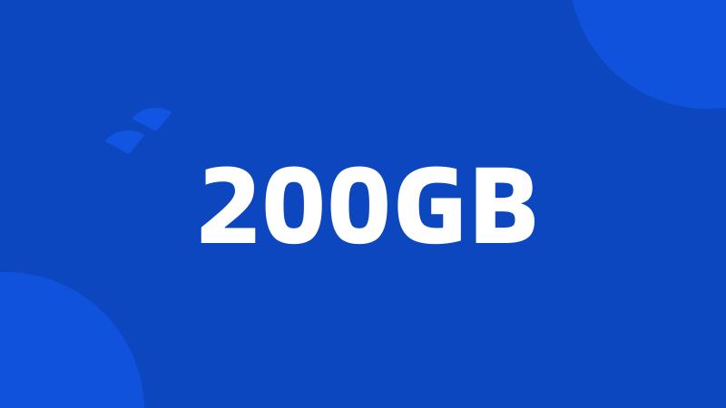 200GB