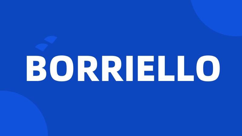 BORRIELLO