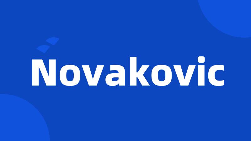 Novakovic