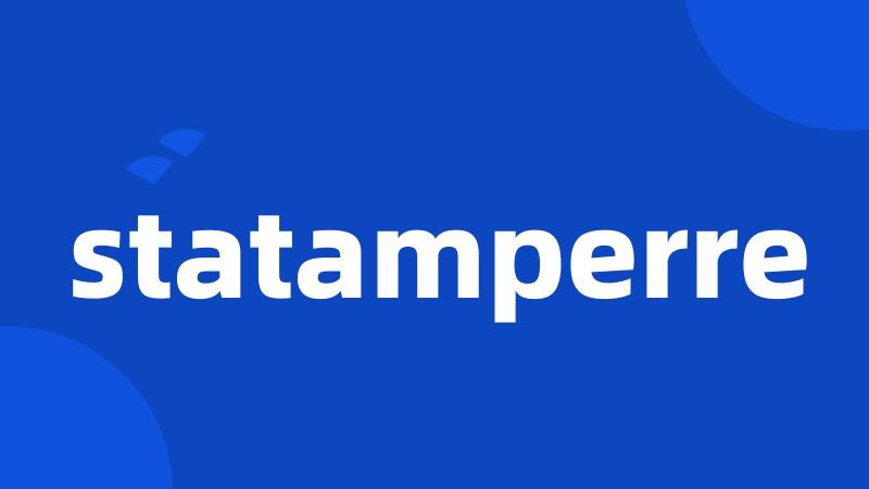 statamperre