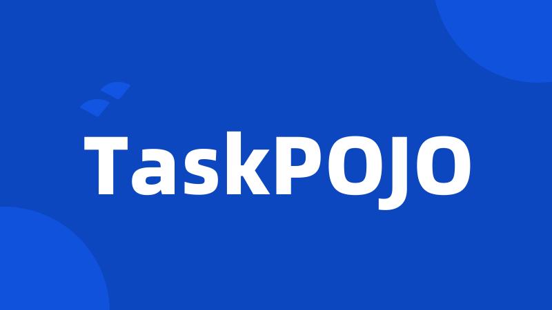 TaskPOJO