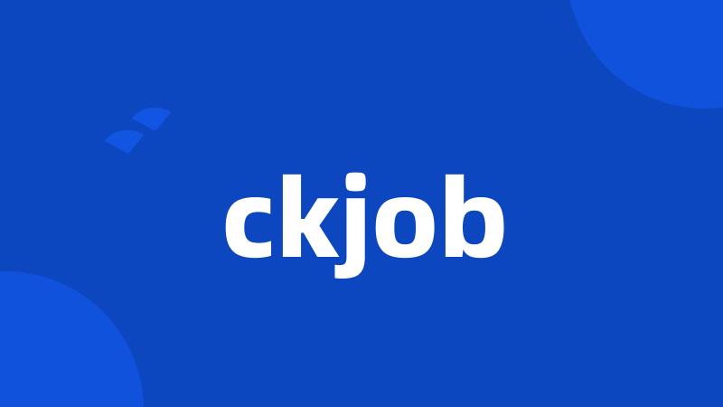 ckjob