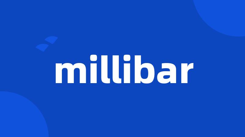 millibar