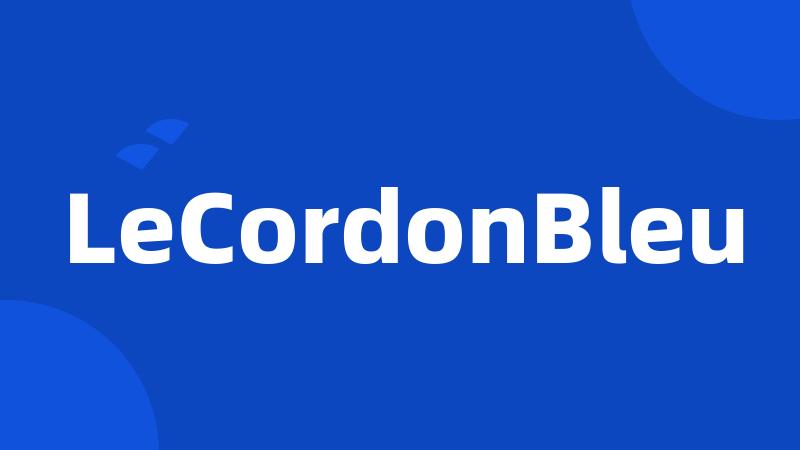 LeCordonBleu