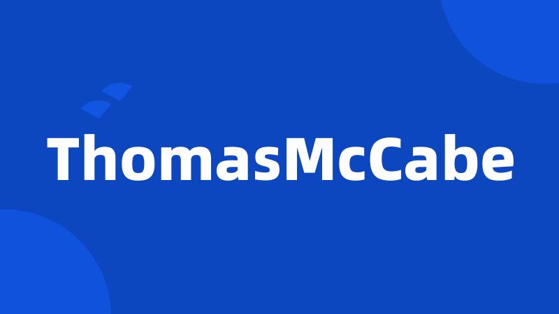 ThomasMcCabe