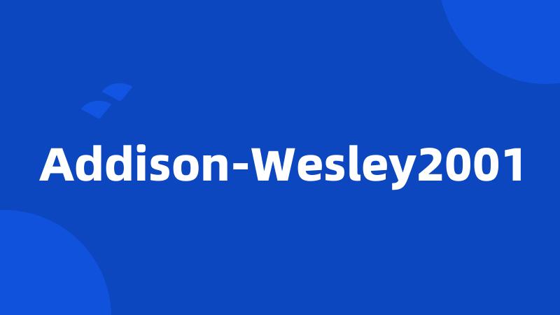 Addison-Wesley2001