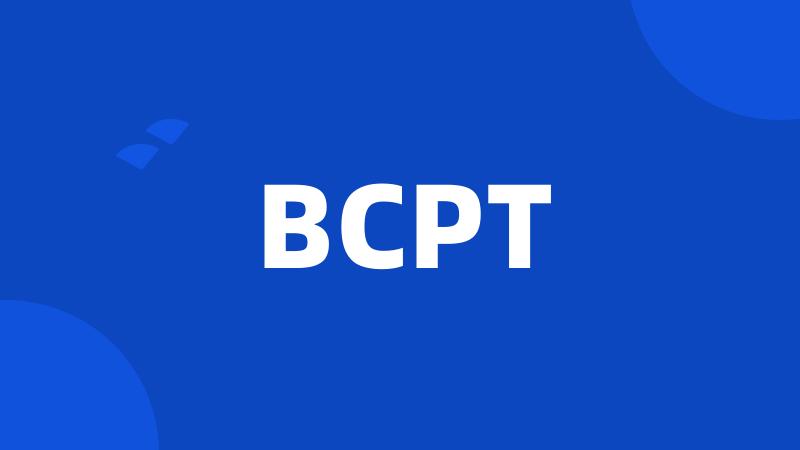 BCPT