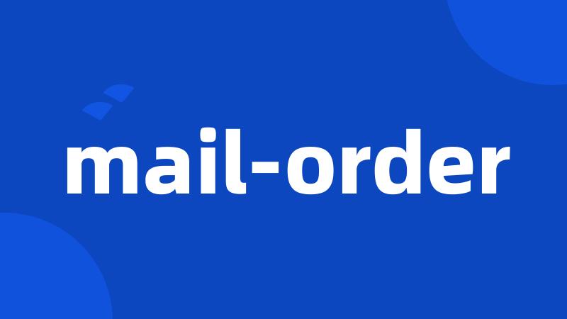 mail-order