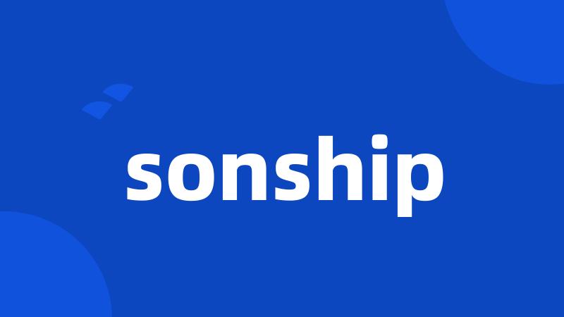 sonship