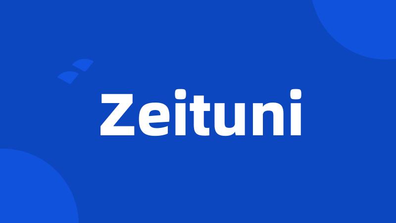 Zeituni