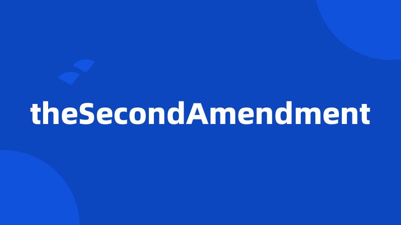 theSecondAmendment