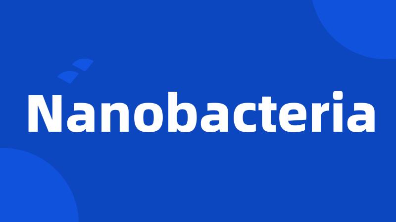 Nanobacteria