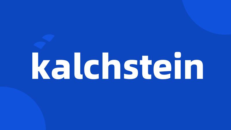 kalchstein