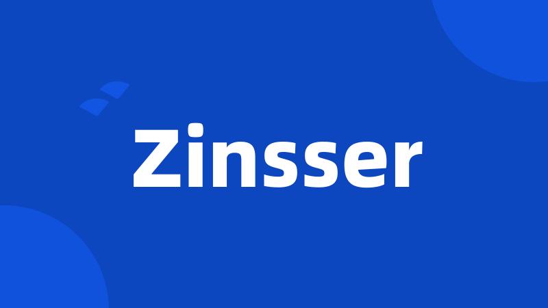 Zinsser