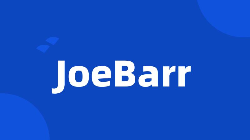 JoeBarr