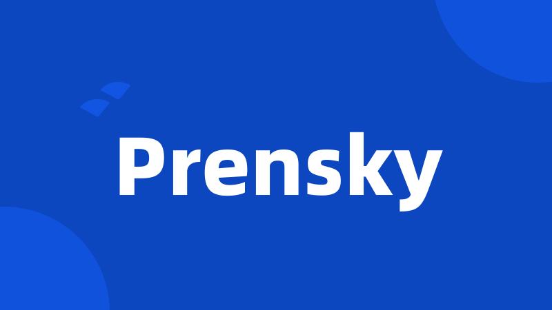 Prensky