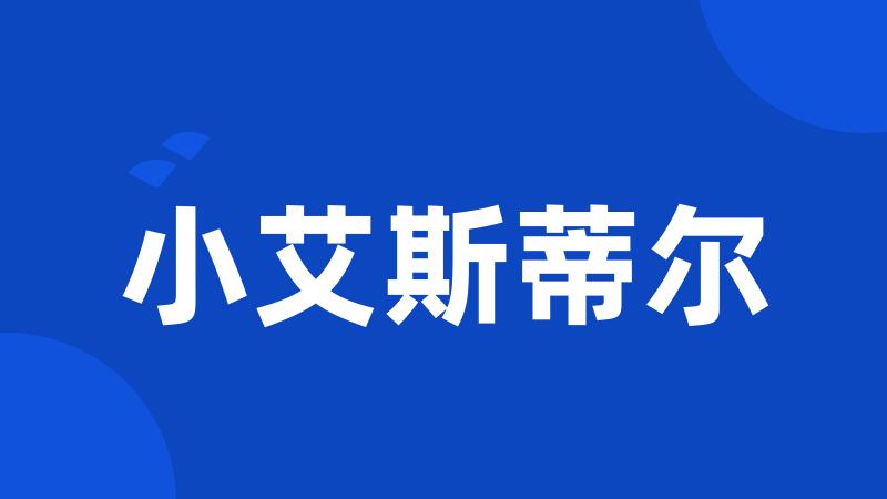 小艾斯蒂尔