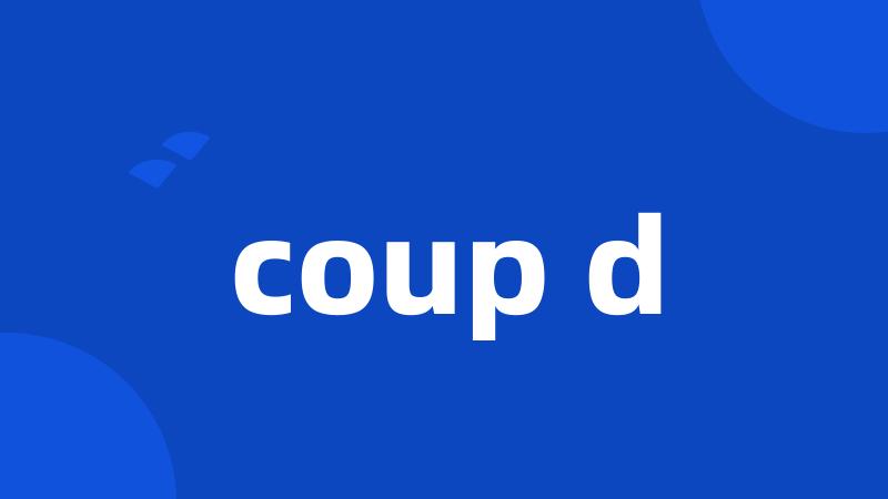 coup d